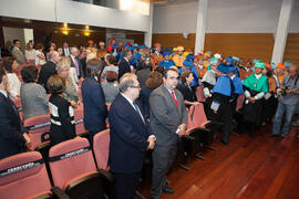 Asistentes a la investidura como Doctor "Honoris Causa" de Antonio Luque por la Facultad de Ciencias de la Universidad de Málaga. Edificio del Rectorado. Octubre de 2016