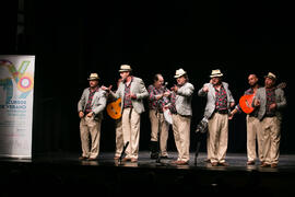 Actuación solidaria "La Chirigota del Selu". Cursos de Verano de la Universidad de Málaga. Vélez-Málaga. Julio de 2019