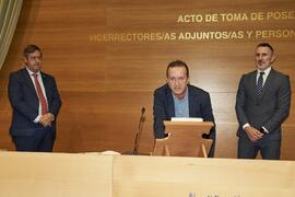 Toma de posesión de Ramón García Fernández como nuevo Subdelegado en Materia de Personal de la Universidad de Málaga. Edificio del Rectorado. Abril de 2024