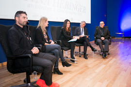 Mesa redonda. Inauguración del curso 2018-2019 de la Escuela Técnica Superior de Arquitectura de la Universidad de Málaga. Paraninfo. Octubre de 2018