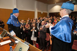 Investidura como Doctor "Honoris Causa" de Hans-Dieter Wienberg por la Facultad de Ciencias de la Universidad de Málaga. Rectorado. Mayo de 2016