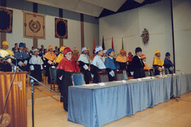 Apertura del Curso Académico 1995/1996 de la Universidad de Málaga. Teatro Cervantes. Octubre de 1995